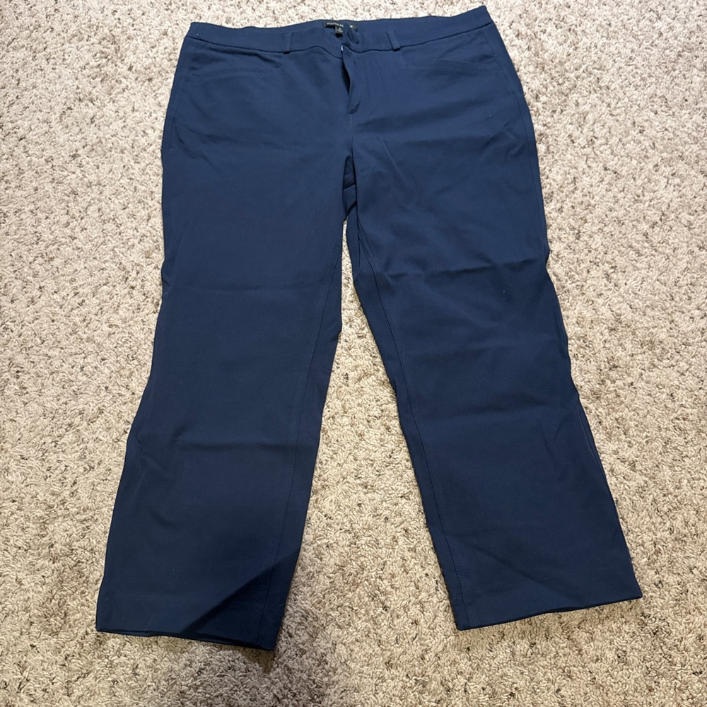Women's Banana Republic Blue Trousers Size 16